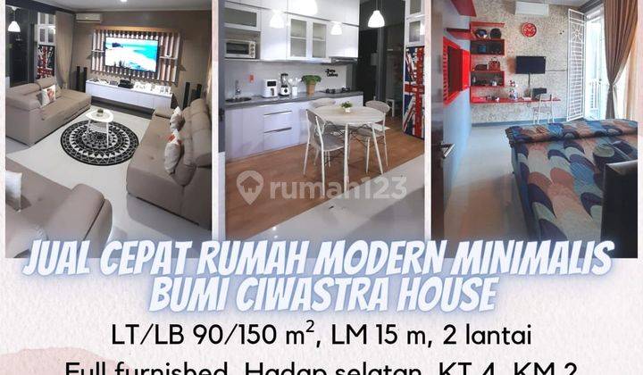 Rumah 2 Lantai Bagus Furnished di Bumi Ciwastra , Bandung 1