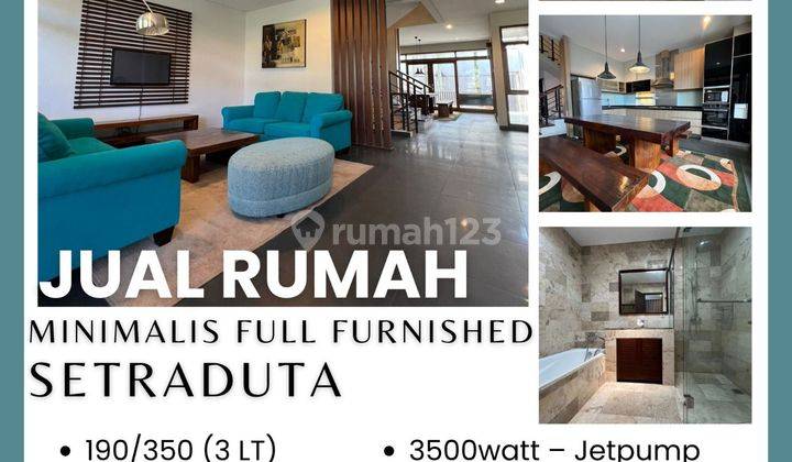 Jual Rumah Minimalis Full Furnished Setraduta 1