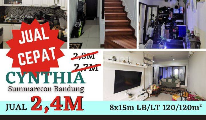 Di Jual rumah cluster Cynthia summarecon Bandung 1