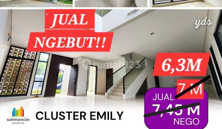 Jual Cepat Di  Rumah Cluster Emily Summarecon Bandung 1