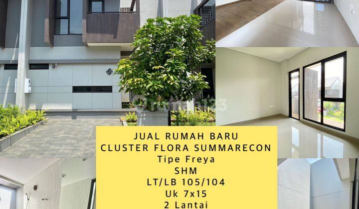 Jual Rumah Cluster Flora Summarecon Bandung 1