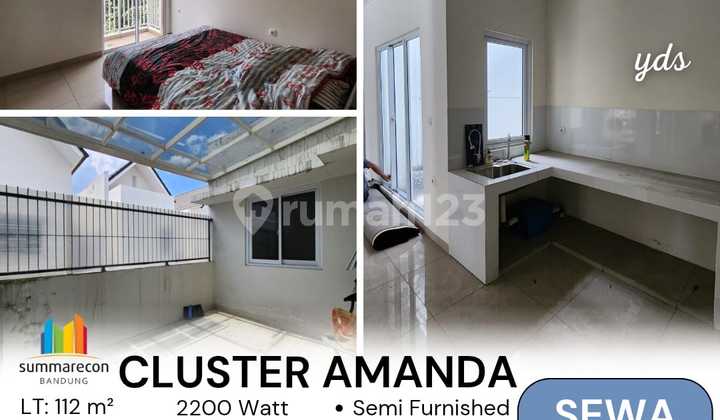 Amanda Summarecon Bandung Cluster House for Rent