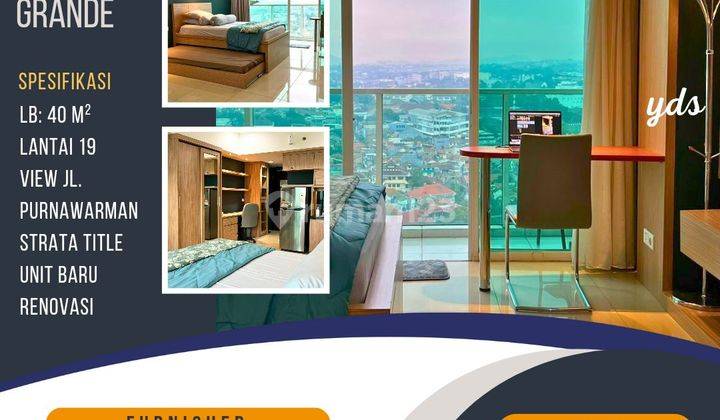 DI JUAL APARTEMENT STUDIO LA GRANDE 1