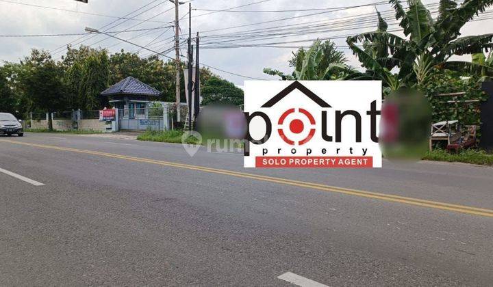 Tanah Pinggir Jalan Raya Colomadu Solo Strategis Potensial 2