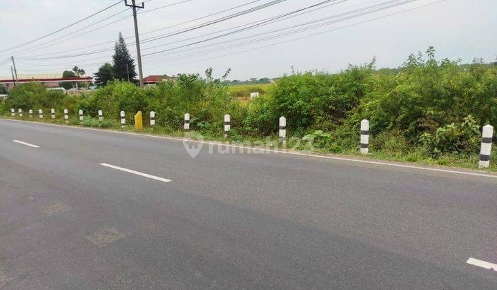 Tanah Pinggir Jalan Raya Strategis Sragen Murah Zona Industri 1