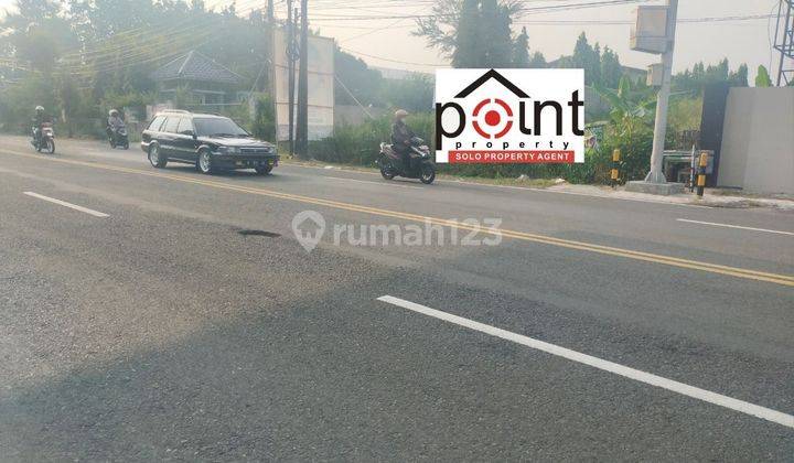 Tanah Dijual Colomadu Dekat Rumah Presiden Pinggir Jalan Raya 2