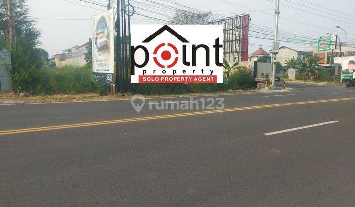 Tanah Dijual Colomadu Dekat Rumah Presiden Pinggir Jalan Raya 1