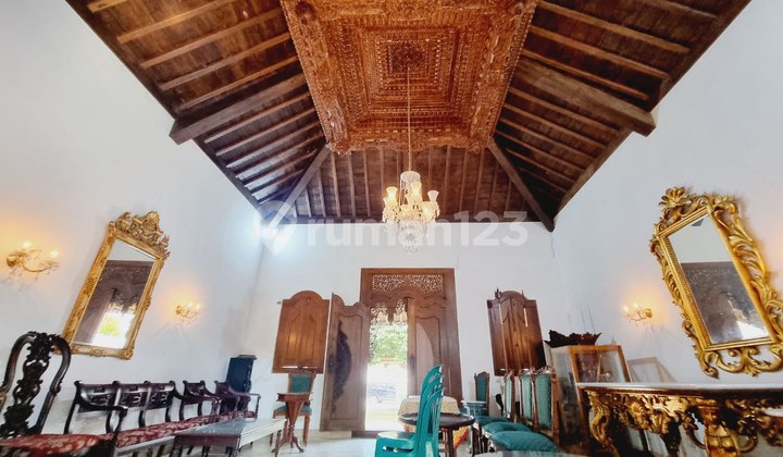 Rumah Klasik Etnik Tengah Kota Solo Luas Strategis Premium