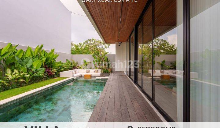 Freehold Brand New Villa 3 Bedrooms Furnished In Canggu Bali 1