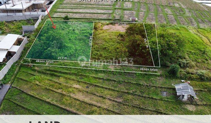 Land in Bumbak Umalas, Badung SHM 730 m² 1