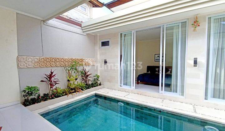 Yearly Rent Villa 2 Bedrooms Open Living In Kerobokan.  2