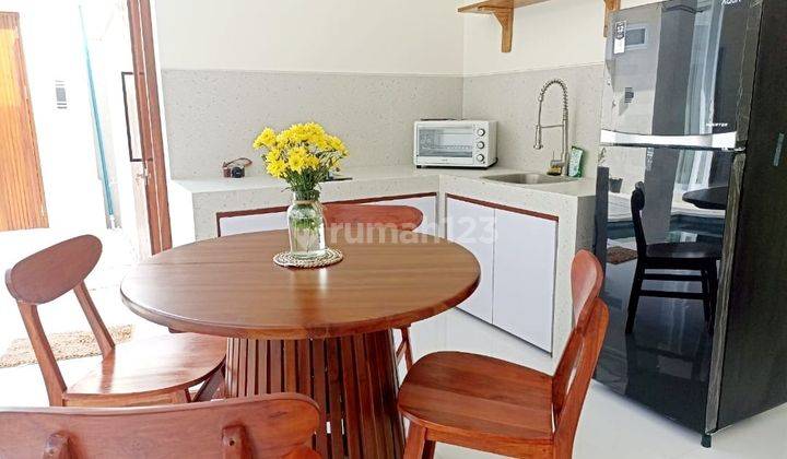 Yearly Rent Villa 2 Bedrooms Open Living In Kerobokan.  6