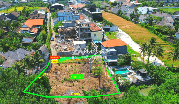 Tanah di Pererenan Canggu, Badung Sertifikat Hak Milik 100 m² 2