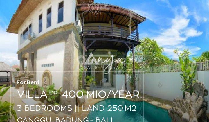 Rumah 2 Lantai Furnished di Pererenan Canggu, Badung 1