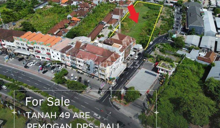 Tanah di Gelogor Carik Denpasar, Denpasar SHM 4.900 m² 1