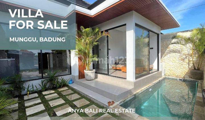 Turun harga Freehold Brand New 3 Bedrooms Villa Furnished in Munggu Bali 1