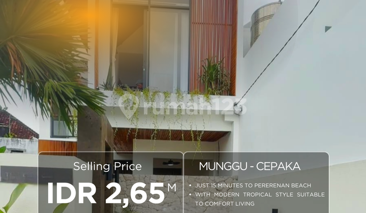 Brand New Modern Minimalist Villa Munggu Bali