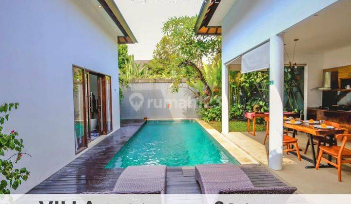 For Sale 2 Bedrooms Villa Stunning Authentic Cozy Tropical Design In Complex Villa At Umalas Kerobokan 1