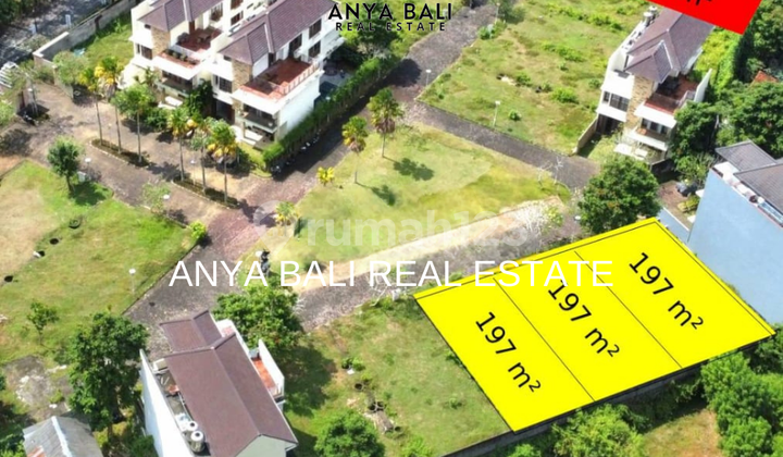 Tanah Kavling Mulai 1,9 Are Lokasi Dalam Cluster One Gate Sistem di Jimbaran Bali.