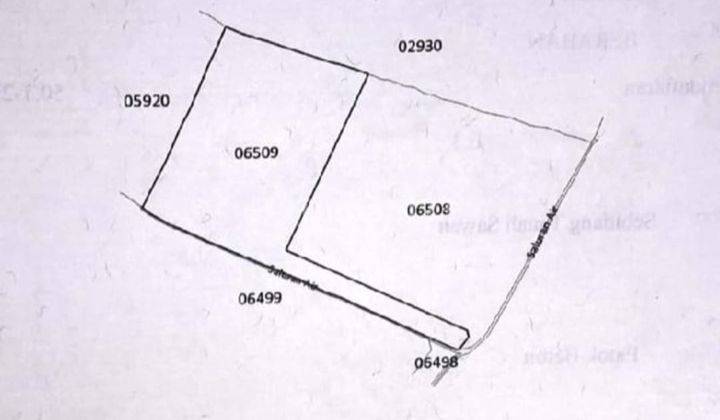 Tanah di Nyanyi, Tabanan SHM 1.148 m² 2