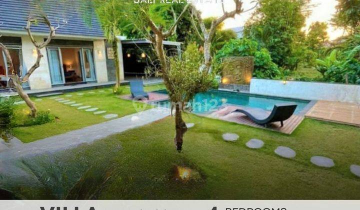 Listed At Idr 6,4 Billion As Leasehold For 29years, 4 Bedrooms Brand New Villa Tropical Garden In Pererenan Canggu  1