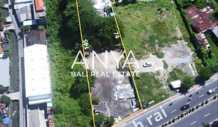 Tanah di Bypass Ngurah Rai Pemogan, Denpasar SHM 2.825 m² 2