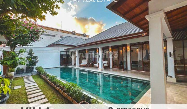 For Lease Minimum 3 Years, Villa 3 Bedrooms Semi Furnished In Canggu Bali 1