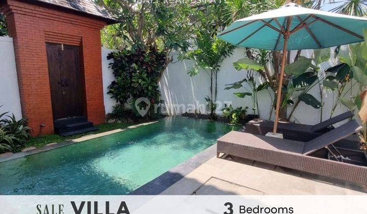 For Sale 3 Bedrooms Villa Furnished in Canggu Bali 1