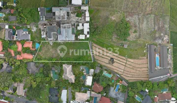 Tanah 21 Are dengan View Sawah di Umalas Kerobokan Bali