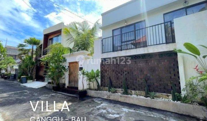 Freehold 2 Bedrooms Villa Minimalis Modern Furnished In Canggu Bali 1