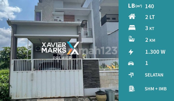 Rumah 2 Lantai dan Siap Huni di Banjararum Singosari Malang