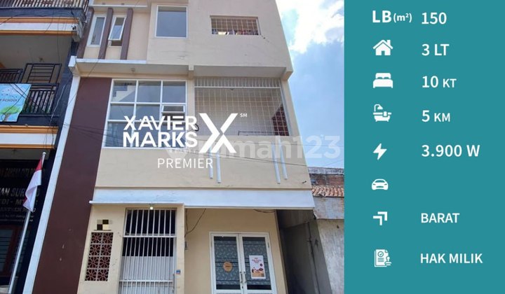 3-Story Boarding House Fully Occupied by Tenants on Jl. Gajayana, Lowokwaru, Malang 3-Story Boarding House Fully Occupied by Tenants on Jl. Gajayana, Lowokwaru, Malang