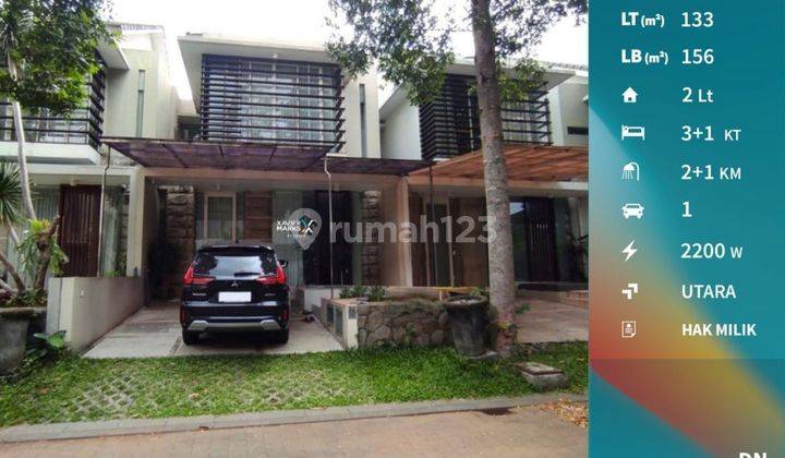 Rumah Full Furnished Desain Modern Minimalis Siap Huni di Riverside, Blimbing Malang 1