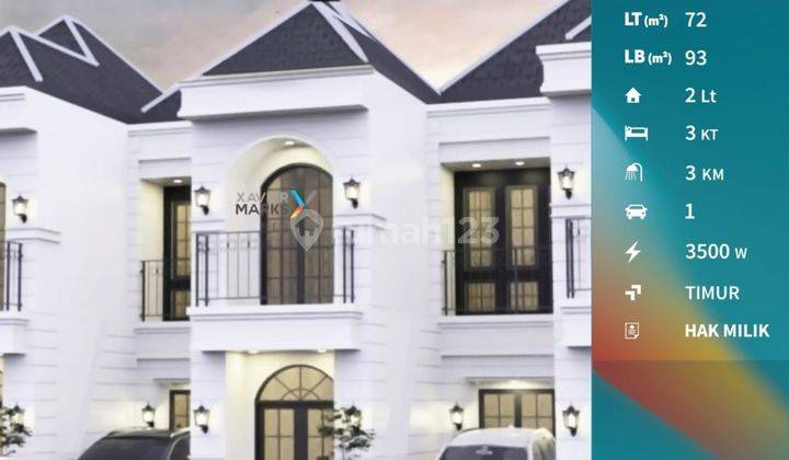 Rumah Indent Design Premium American Living di Raya Sulfat, Blimbing Kota Malang 1