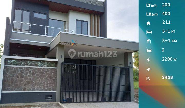 Rumah Modern Minimalis Baru Gress dekat Binus Araya Malang 1