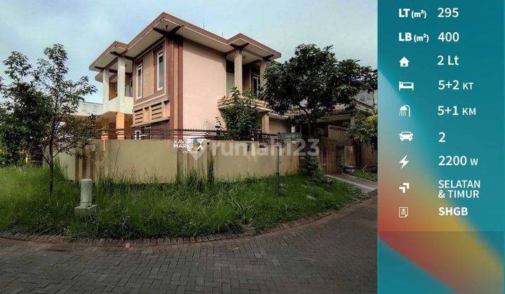 Rumah 2 Lantai Posisi Hook Terawat & Siap Huni di Cluster Golf, Araya Malang 1