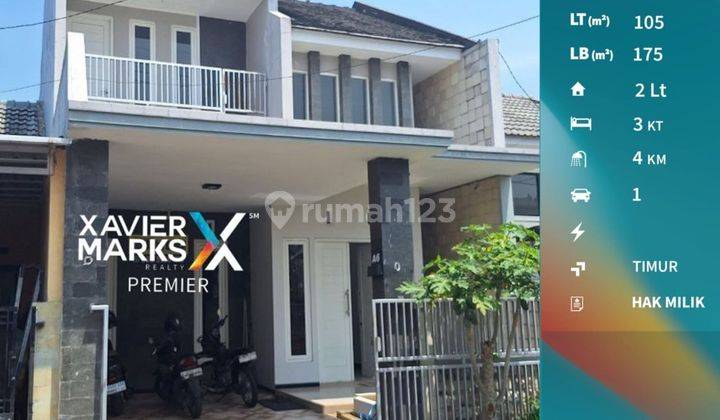 Rumah 2 Lantai Siap Huni di Banjar Arum Singosari Malang 1