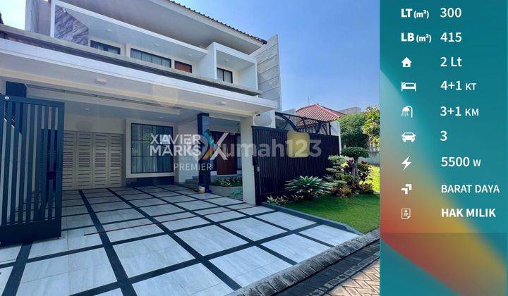 Rumah Mewah Baru Gress di Jalan Kembar Cluster Golf Kota Araya Malang 1