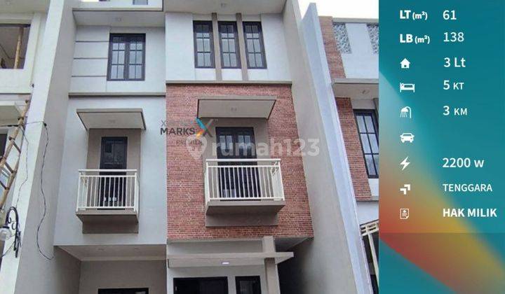 Rumah American Modern dekat Kampus & Sekolah Hwa ind di Ikan2 Lowokwaru Malang 1