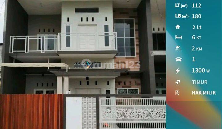 Rumah 2 Lantai Desain Modern di Graha Tlogomas, Lowokwaru Malang 1