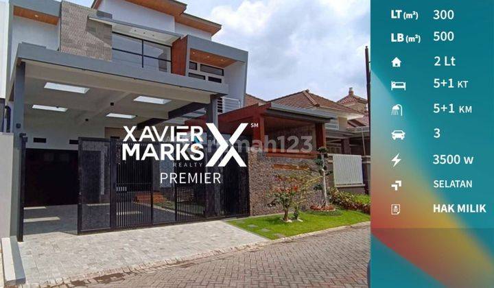 Rumah Baru Gress Desain Modern di Araya Golf, Malang  1