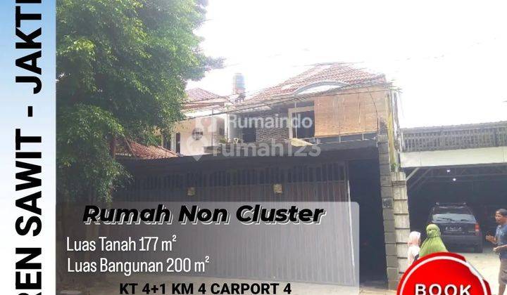 Dijual Rumah Non Cluster Duren Sawit Jakarta Timur 1