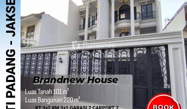 Dijual Rumah American Classic di Jati Padang Jakarta Selatan 1