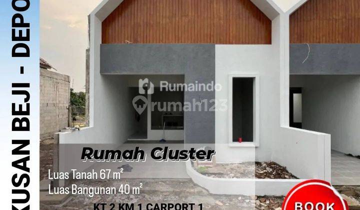 Dijual Rumah Cluster Scandinavian Kukusan Beji Depok 1