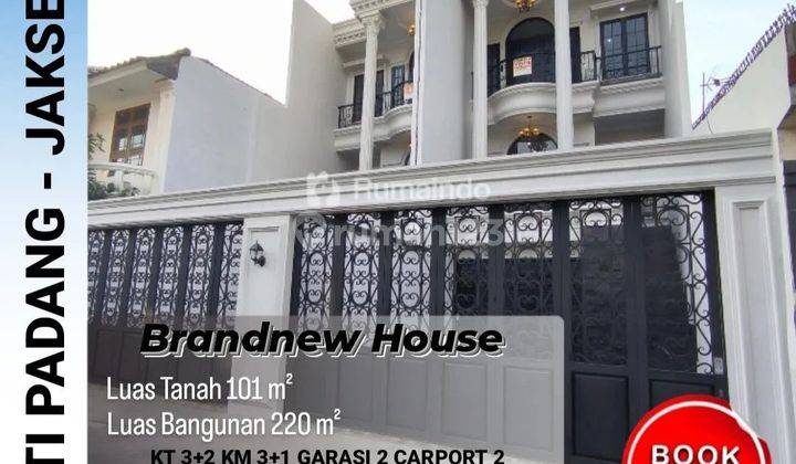 Dijual Rumah Mewah American Classic di Jalan Poncol Jati Padang Jakarta Selatan 1