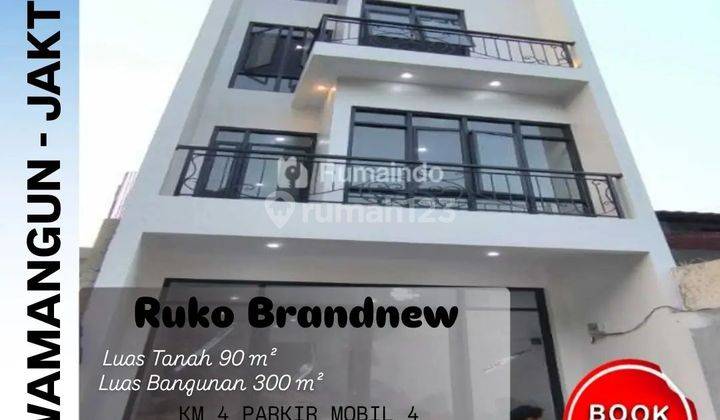 Dijual Ruko Ada Rooftop Gratis Lift Di Rawamangun Jakarta Timur 1