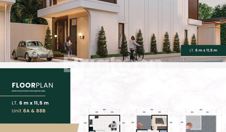 RUMAH EIFFEL SUITES JLN. BERSAMA MEDAN TEMBUNG  2