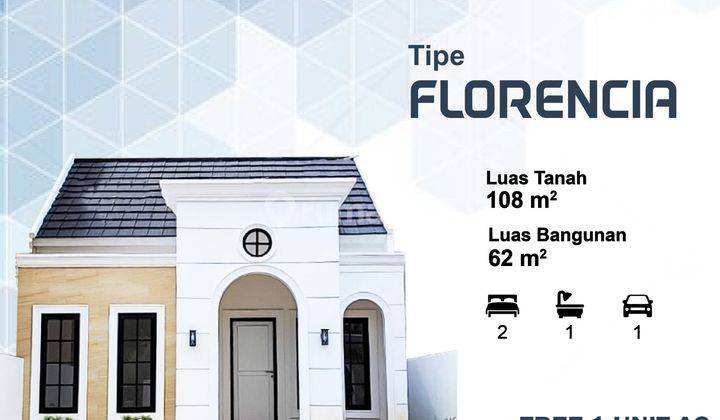 Dijual Rumah Cantik Siap Huni di Florencia New Villa Esperanza  2