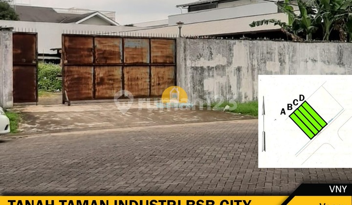 Tanah 4 Kavling di Taman Industri Citraland Bsb City 1