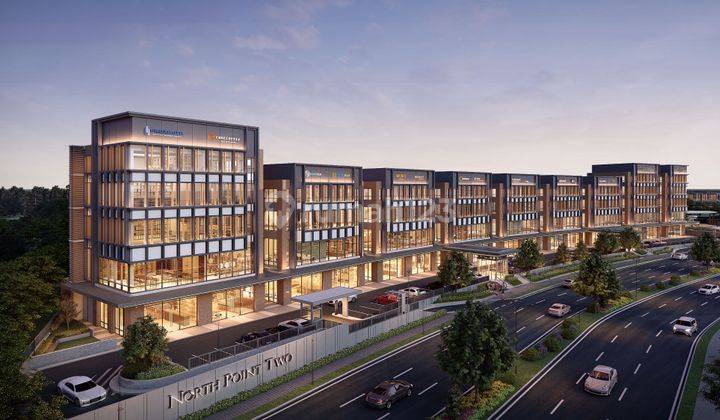 Jual Kantor North Point Two Bsd City Tangerang Unit Baru Bagus 1